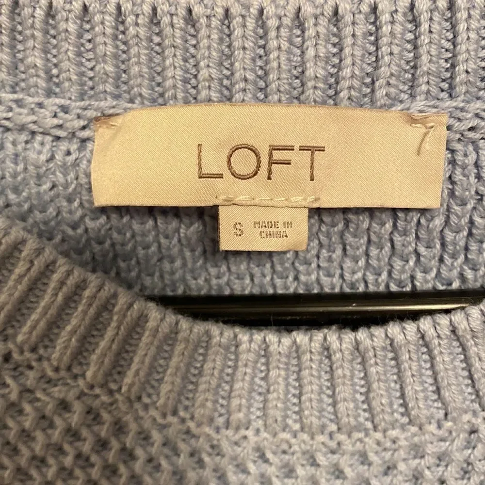 Blue Loft Sweater Size Small - Picture 2 of 5